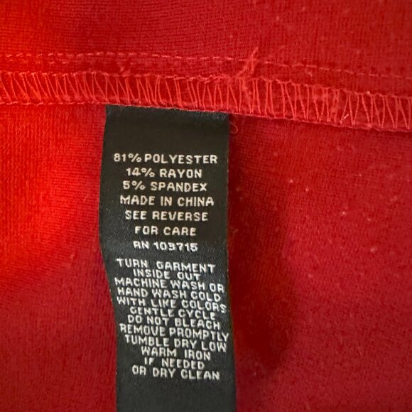 Sheragano Red Dress - Size 24W - Picture 3 of 6